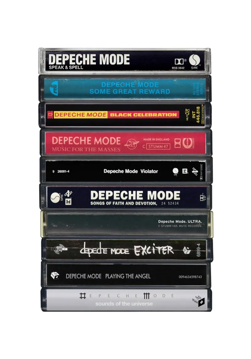 Depeche Mode - Album raccolti - Stampa su cassetta pellicola backlit da MrMustardPrints