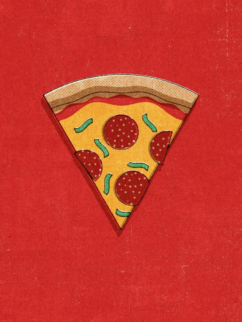 FAST FOOD - Pizza poster de DANIEL COULMANN