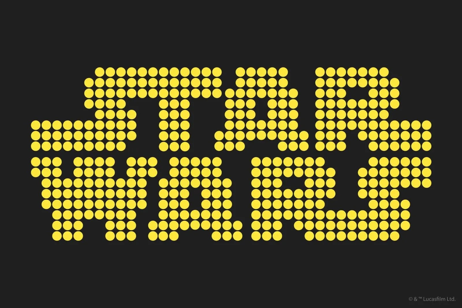 STAR WARS LOGO I lienzo de Star Wars