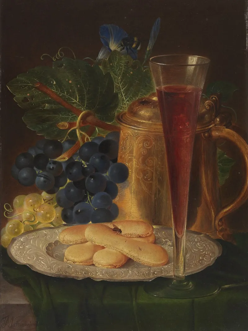 Theodor Mattenheimer - Natura morta con un boccale di birra poster da ARTOTHEK