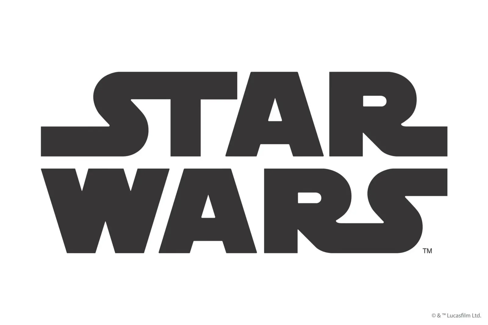 STAR WARS LOGO - B/W II Hahnemühle von Star Wars