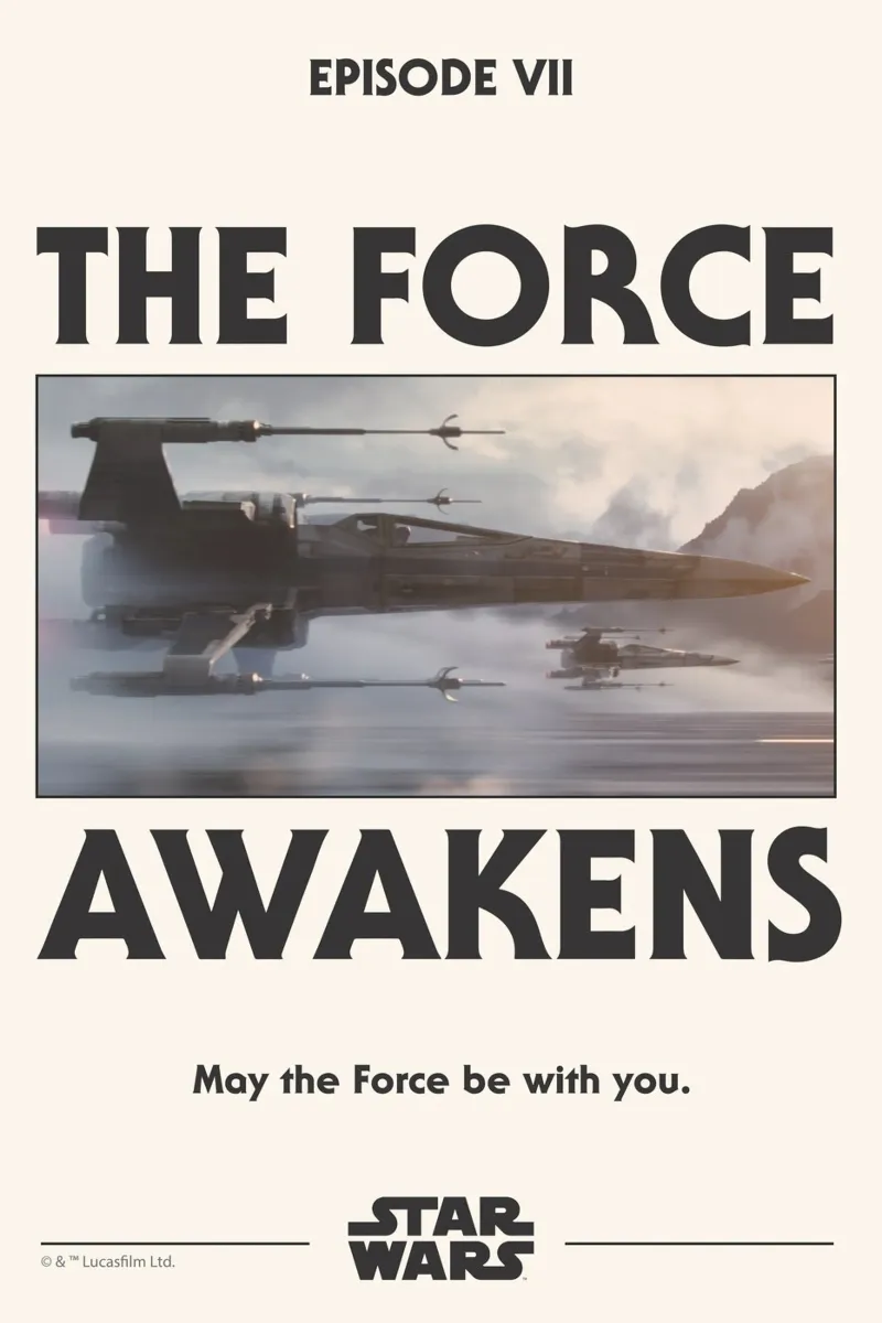 EPISODE VII - BATTLESHIP plexiglass da Star Wars