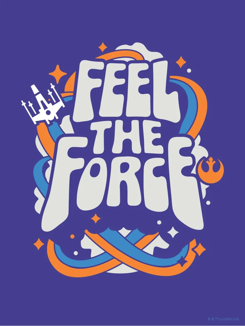 FEEL THE FORCE carta hahnemühle da Star Wars
