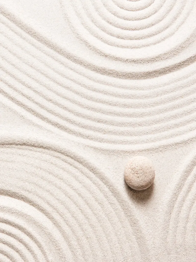 Zen Sand Art - Calming Zen Design hahnemühle by Whole©