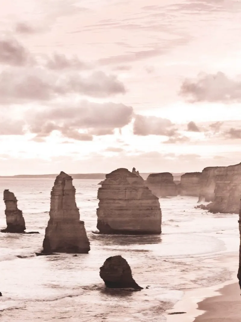 Majestic coastal cliffs - the power of nature hahnemühle by Whole©