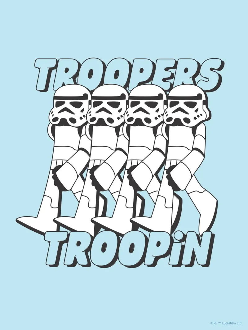 TROOPERS TROOPIN acrylic glass by Star Wars