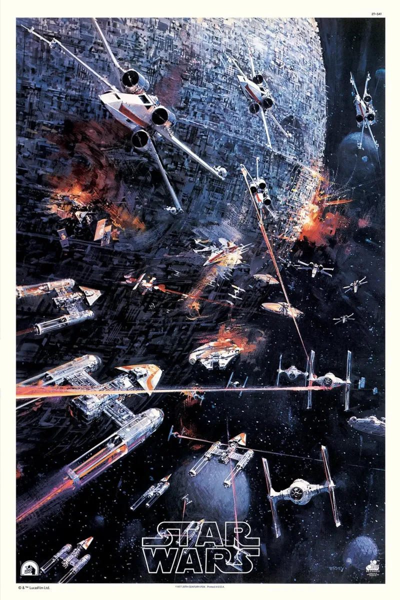 RETRO - STAR WARS GALAXY alluminio dibond da Star Wars