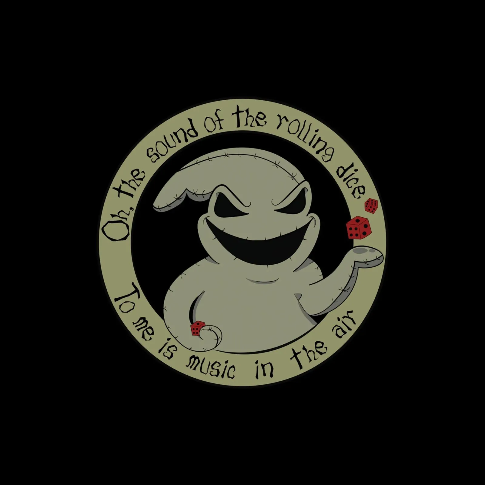 Oogie Boogie Man pellicola backlit da Loobs