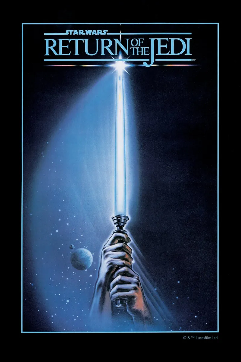 RETRO - RETURN OF THE JEDI alluminio dibond da Star Wars