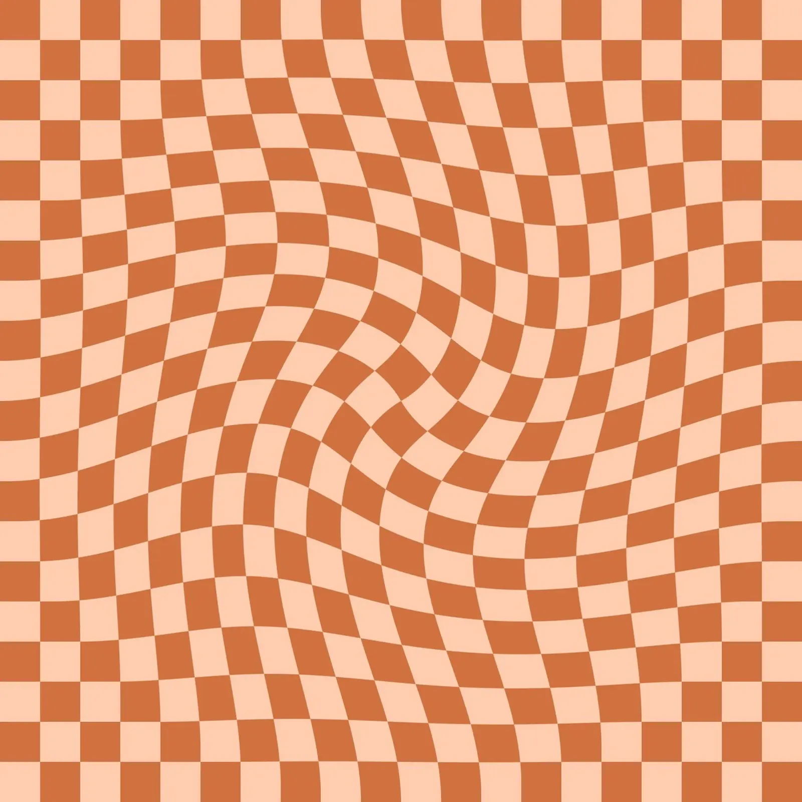 Checkerboard - Orange Twist pellicola backlit da Galaxy Eyes