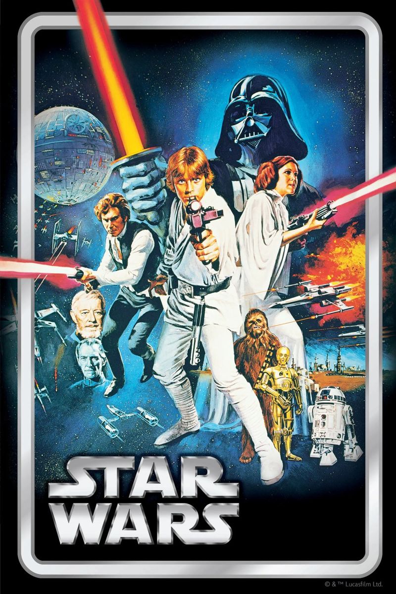 RETRO - STAR WARS CHARACTERS Poster von Star Wars