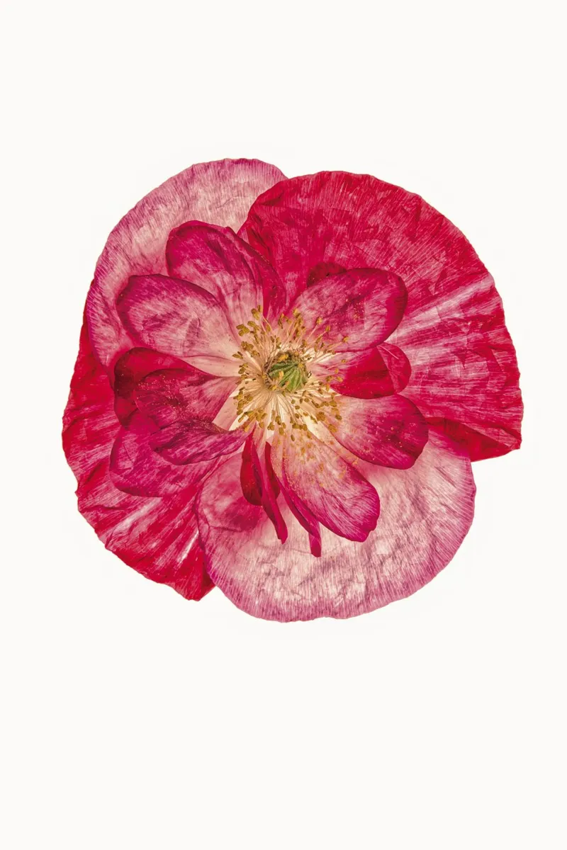 Blush of Nature: Papavero rosa pellicola backlit da Curious Collections by Marielle Leenders