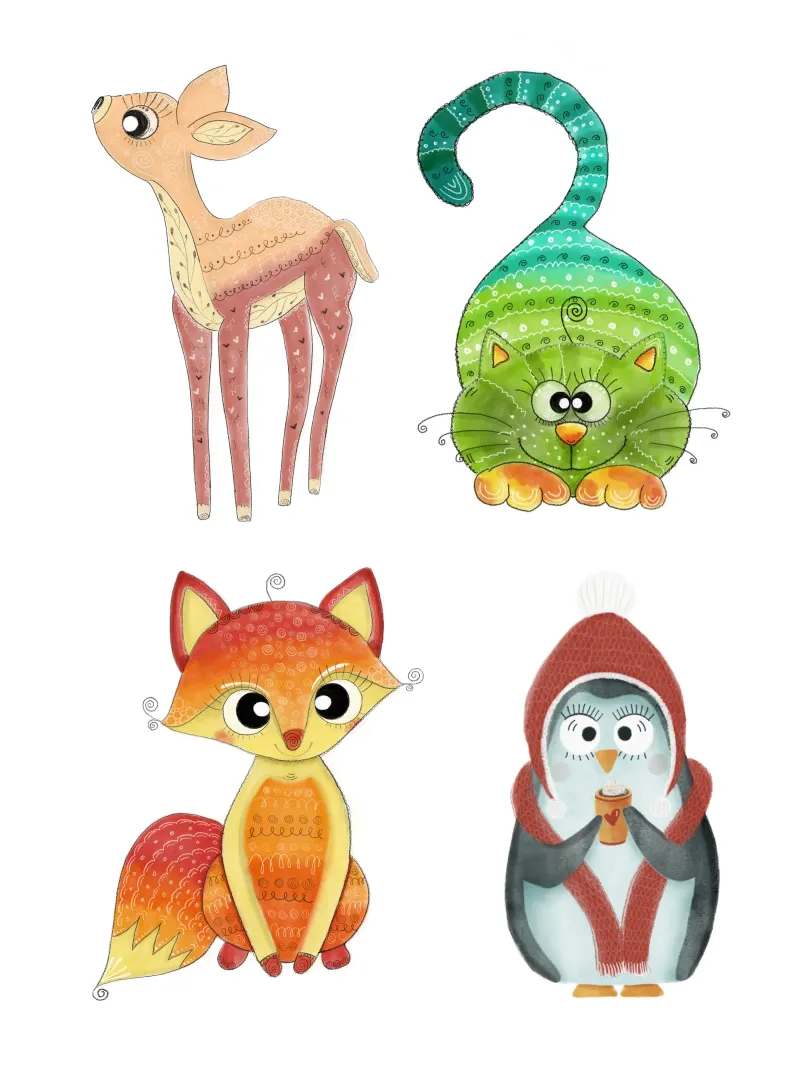 STICKER hahnemühle by Inge Hauser Illustration