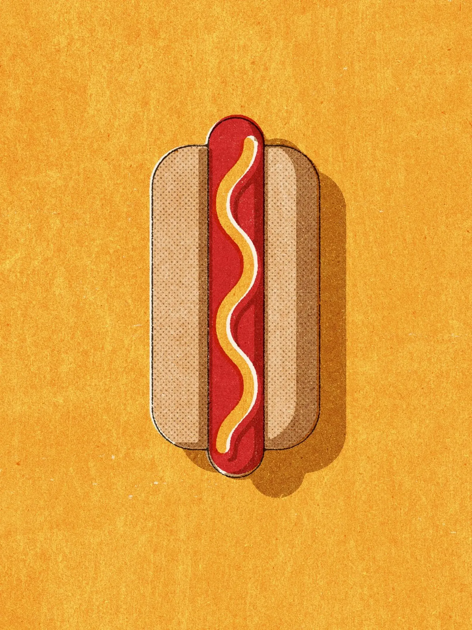 FAST FOOD - Hot Dog pellicola backlit da DANIEL COULMANN
