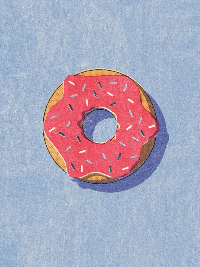 FAST FOOD - Donut carta hahnemühle da DANIEL COULMANN