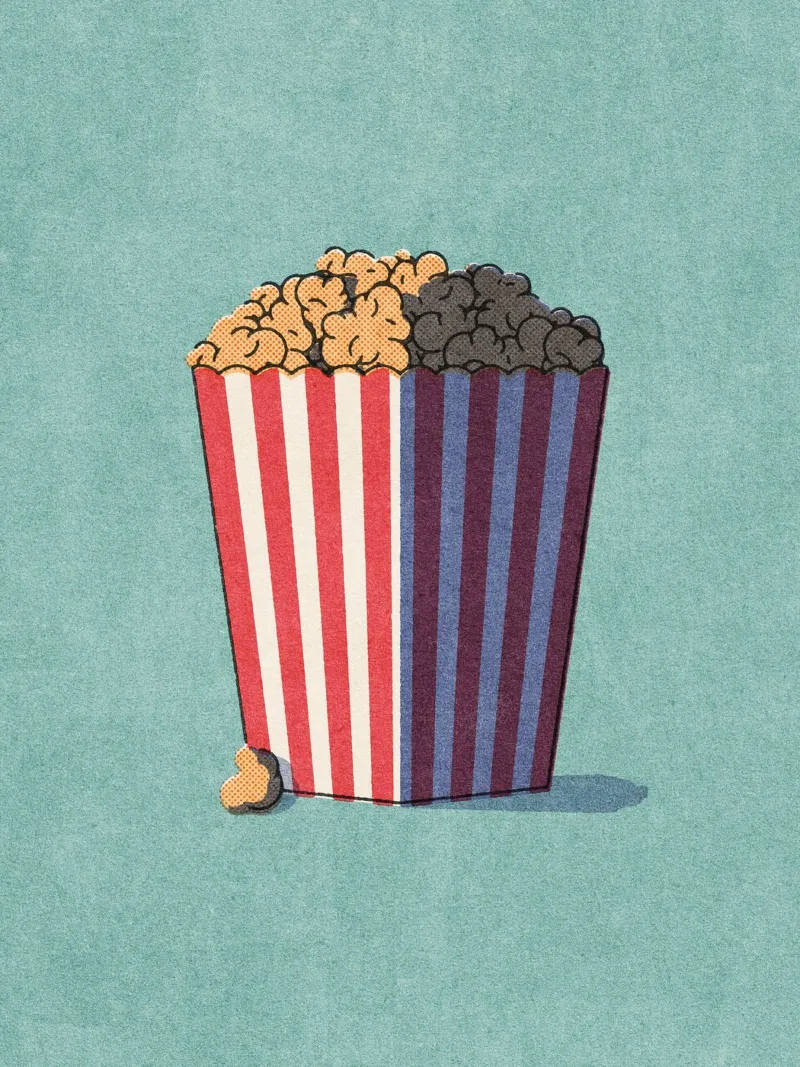 FAST FOOD - Popcorn canvas by DANIEL COULMANN