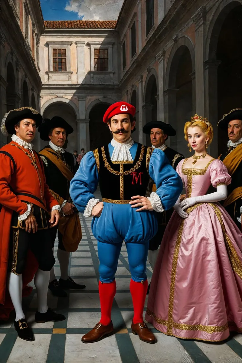 The Noble Knight & The Elegant Duchess | Limited Edition carta hahnemühle da Renaissance Rebel