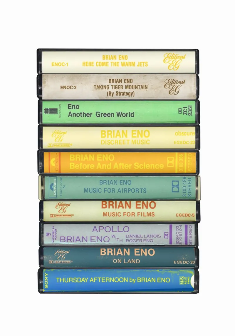 Brian Eno - Album raccolti - Stampa su cassetta pellicola backlit da MrMustardPrints