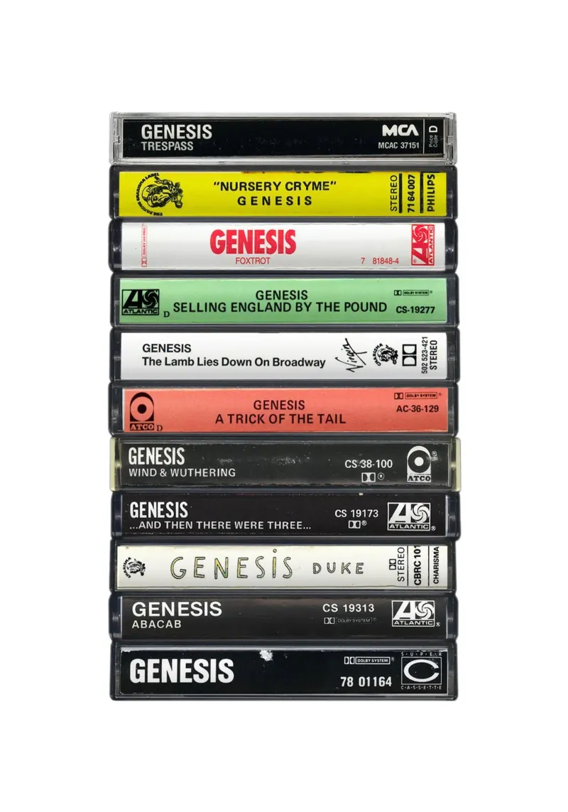 Genesis - Album raccolti - Stampa su cassetta pellicola backlit da MrMustardPrints