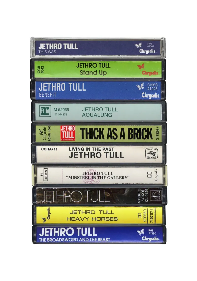 Jethro Tull - Album raccolti - Stampa su cassetta pellicola backlit da MrMustardPrints