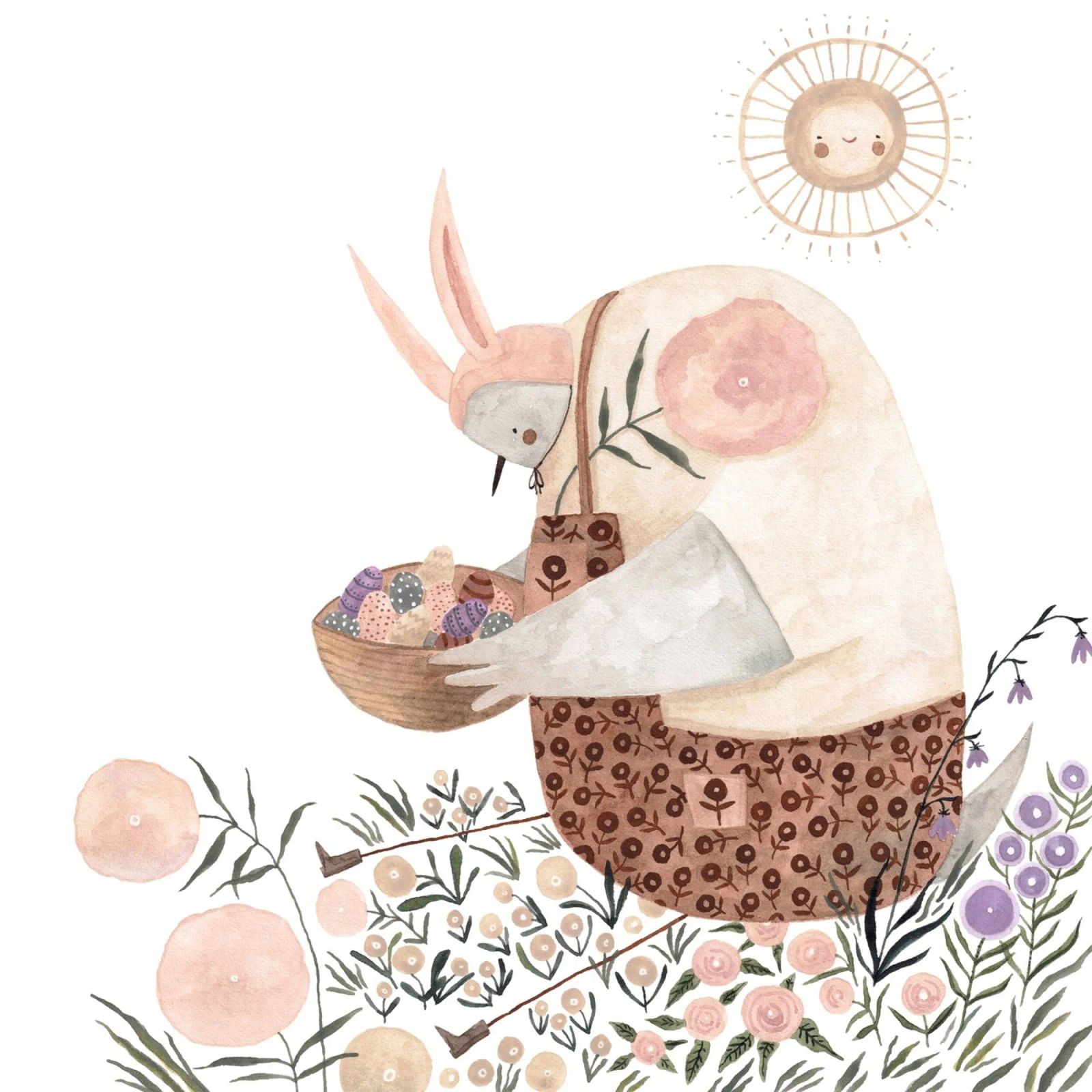 Claudia Voglhuber - Taube an Ostern Poster von The Artcircle