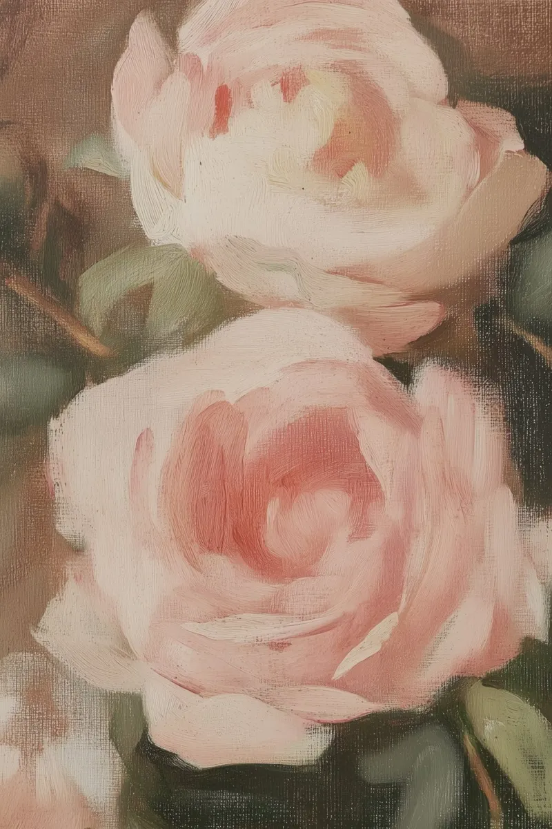Rose rosa pellicola backlit da Melloi Art Print