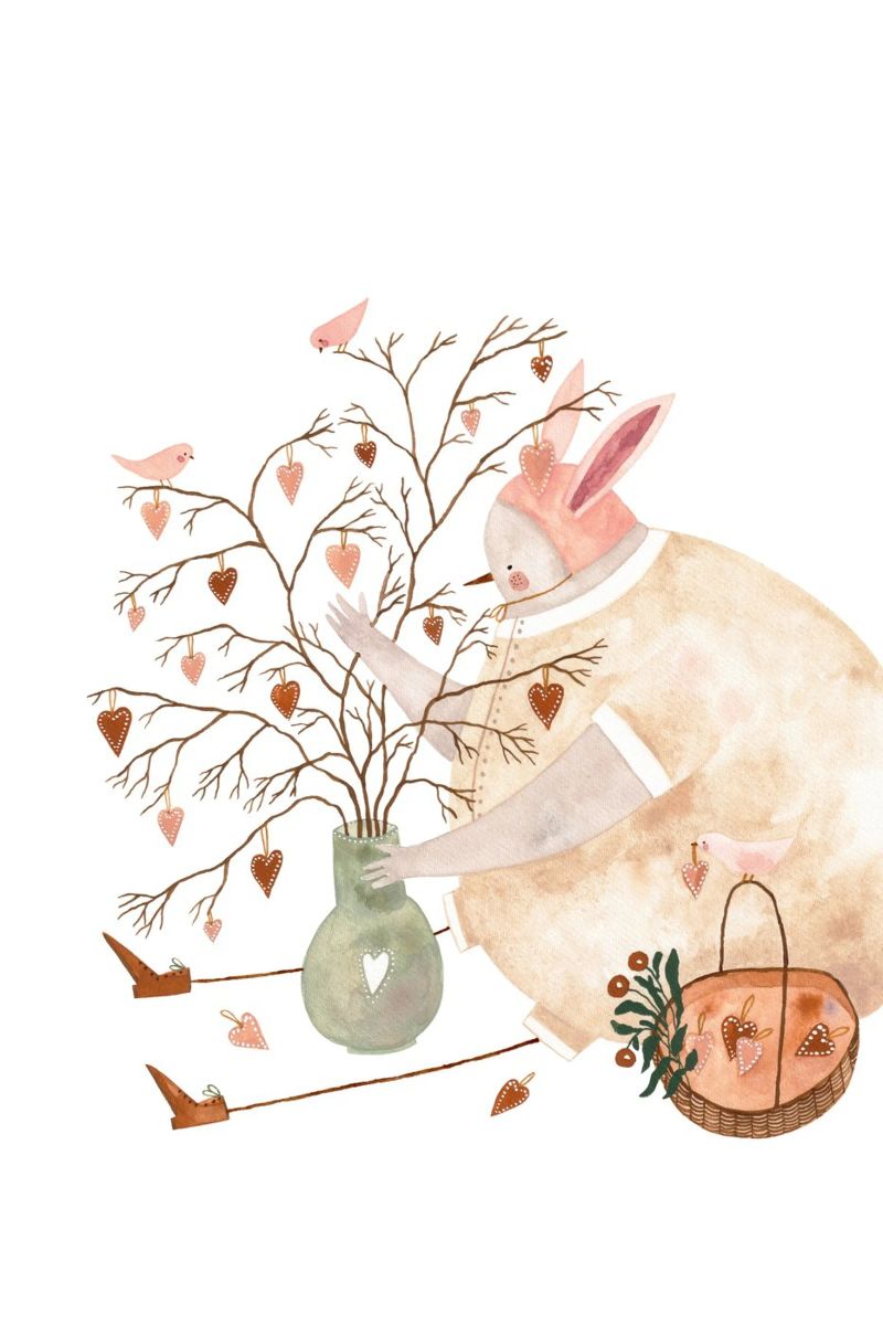 Claudia Voglhuber - Vase der Liebe poster by The Artcircle