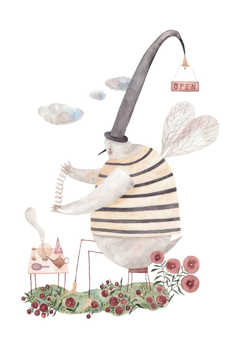 Claudia Voglhuber - Wunderladen poster by The Artcircle