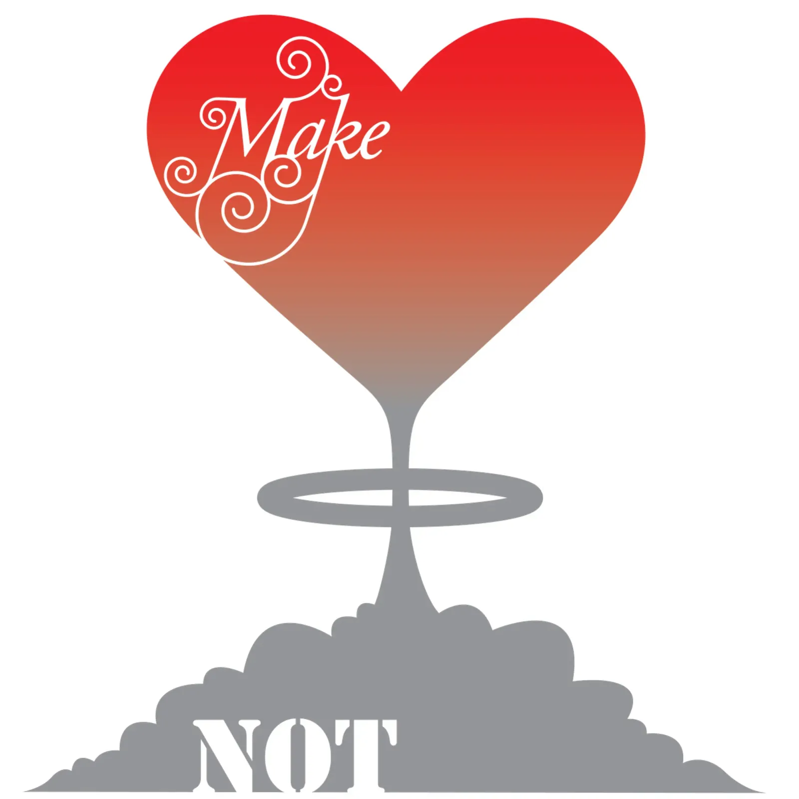 Make Love, Not War poster da Thomas Fuchs