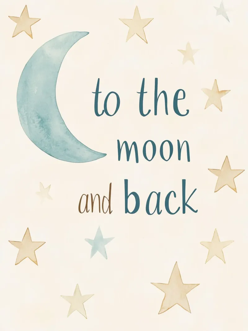 To The Moon And Back No 3 pellicola backlit da treechild
