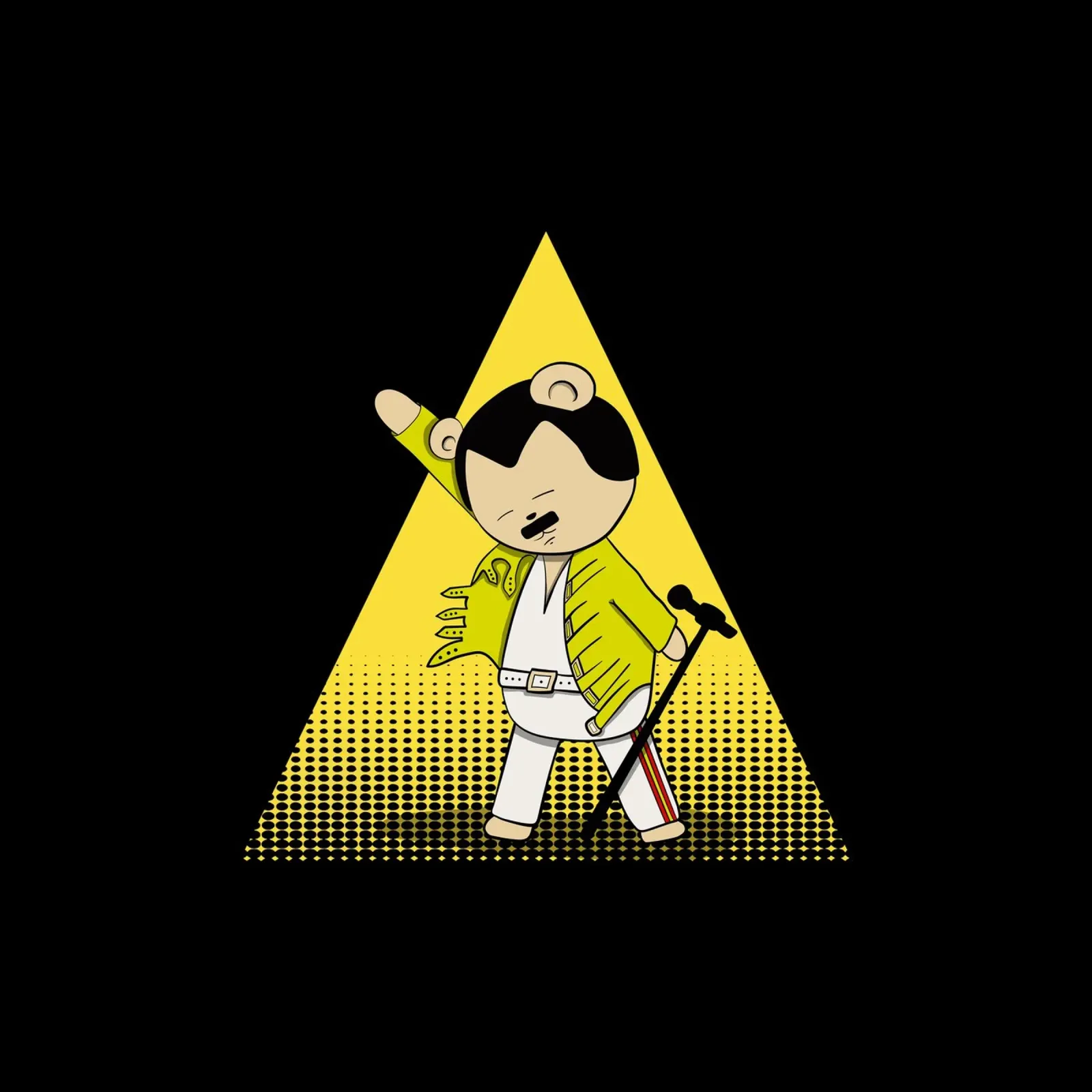 Teddy Mercury sotto i riflettori pellicola backlit da Loobs