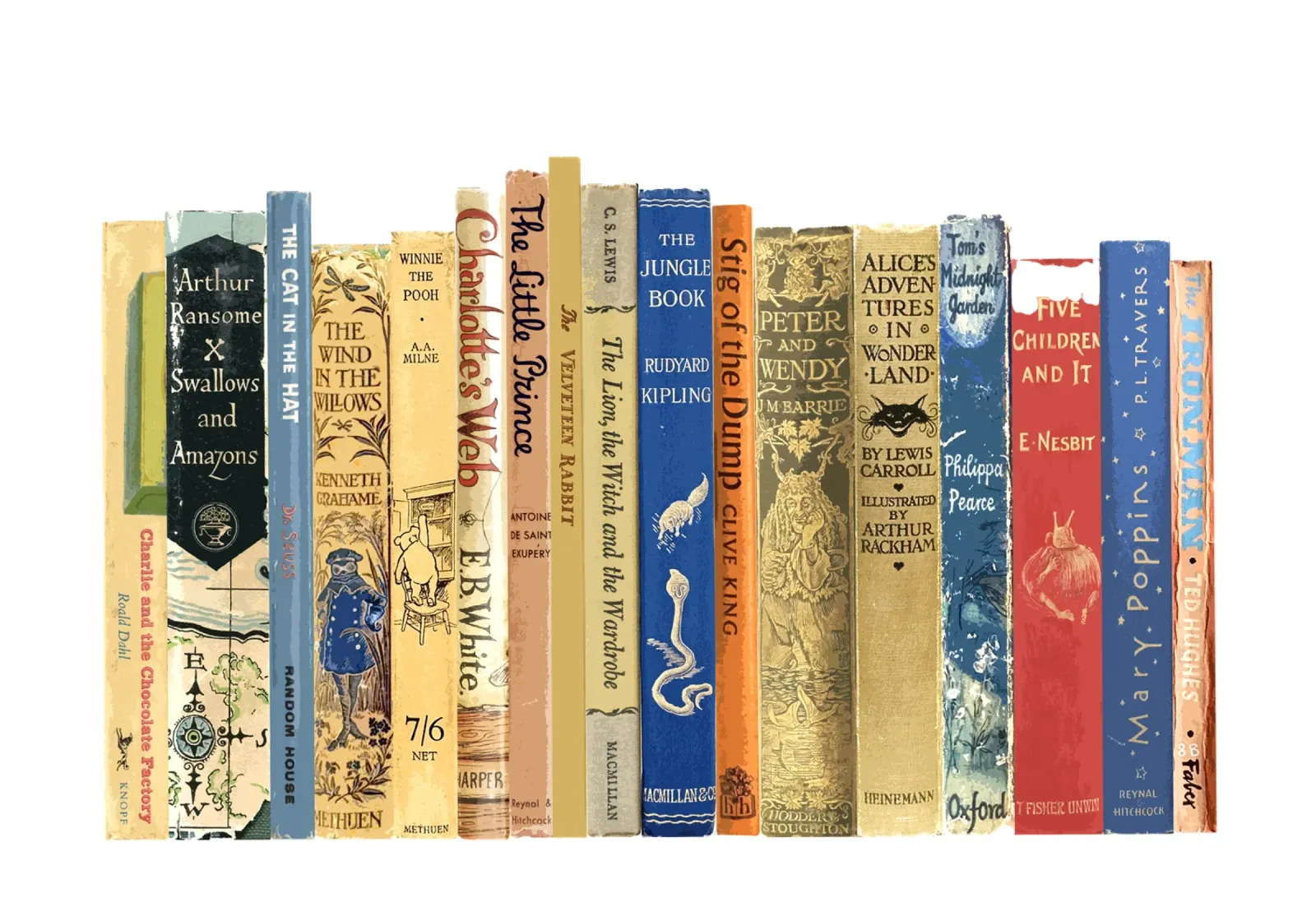 Classici per bambini - La più grande collezione di libri per bambini carta hahnemühle da MissLiterarty