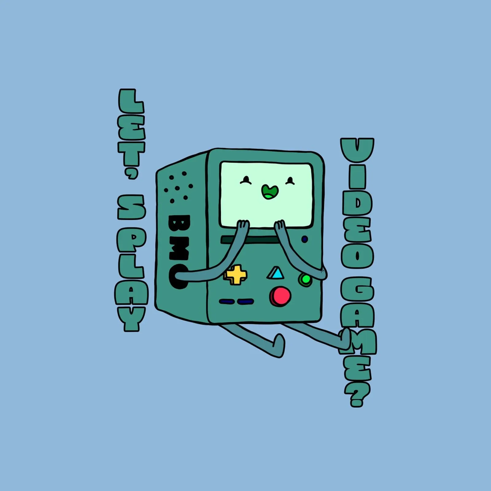 Giochiamo al videogioco? - BMO pellicola backlit da Loobs