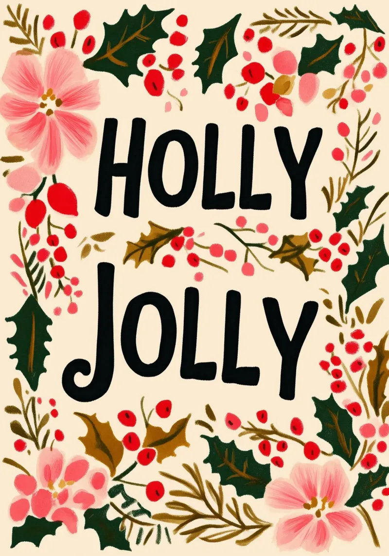 Holly Jolly No 3 pellicola backlit da treechild