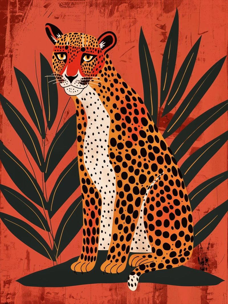 Mysteriöser Leopard Poster von Autofocus
