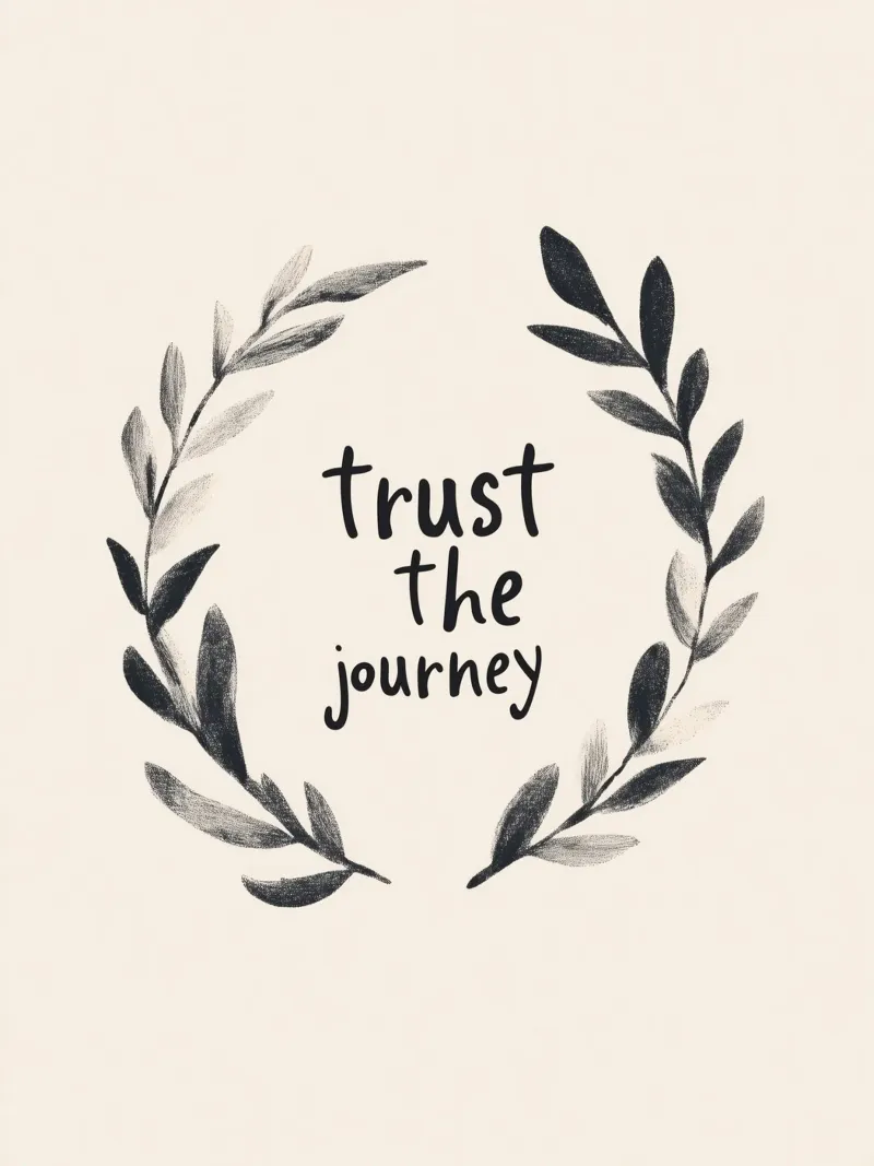 Trust The Journey pellicola backlit da treechild