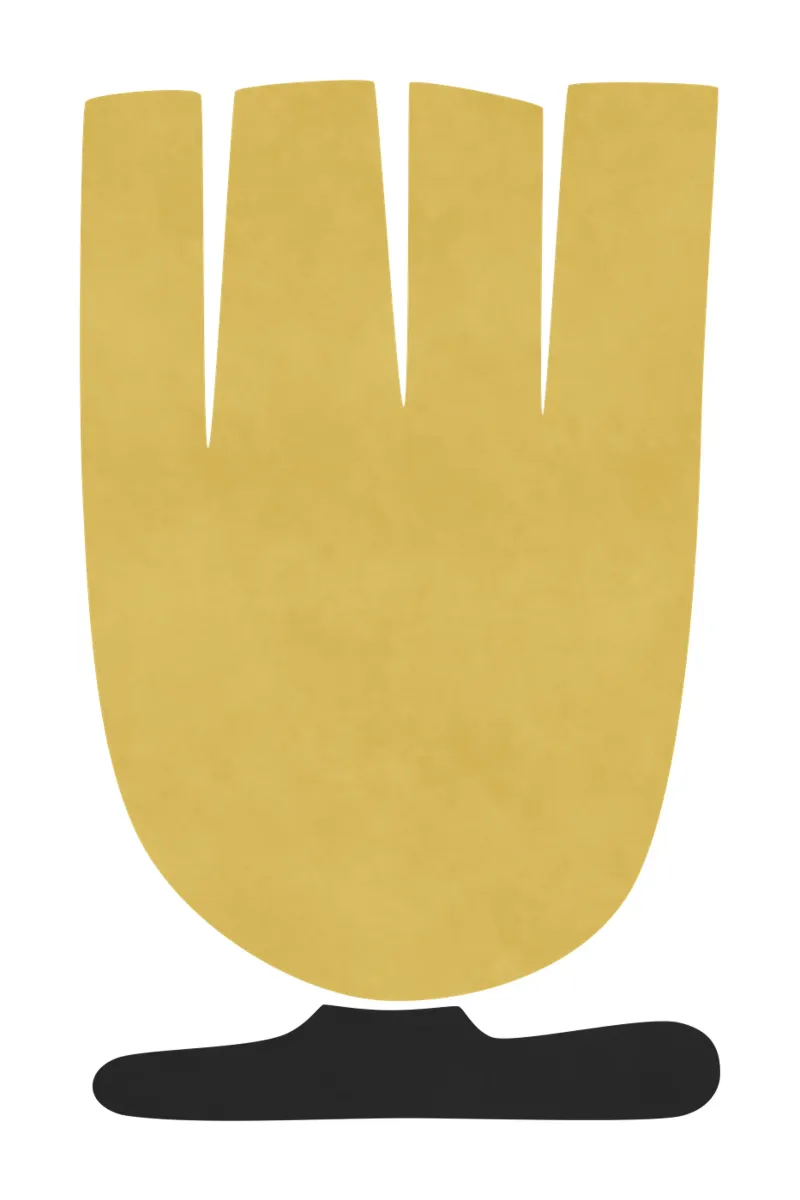 Fiore di tulipano poster con telaio in legno da amini54