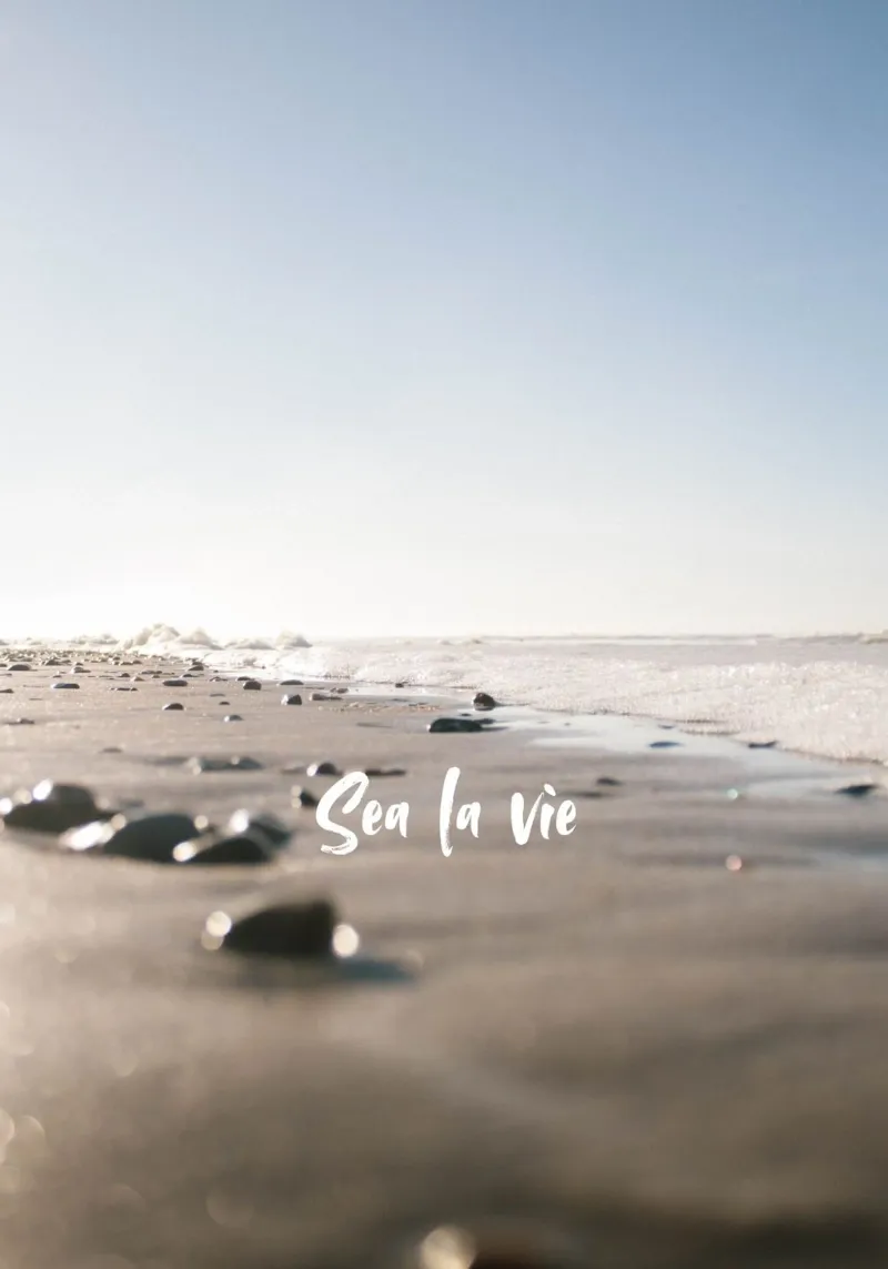 Sea La Vie tela con Cornice a cassetta da The Wild Creative Studio