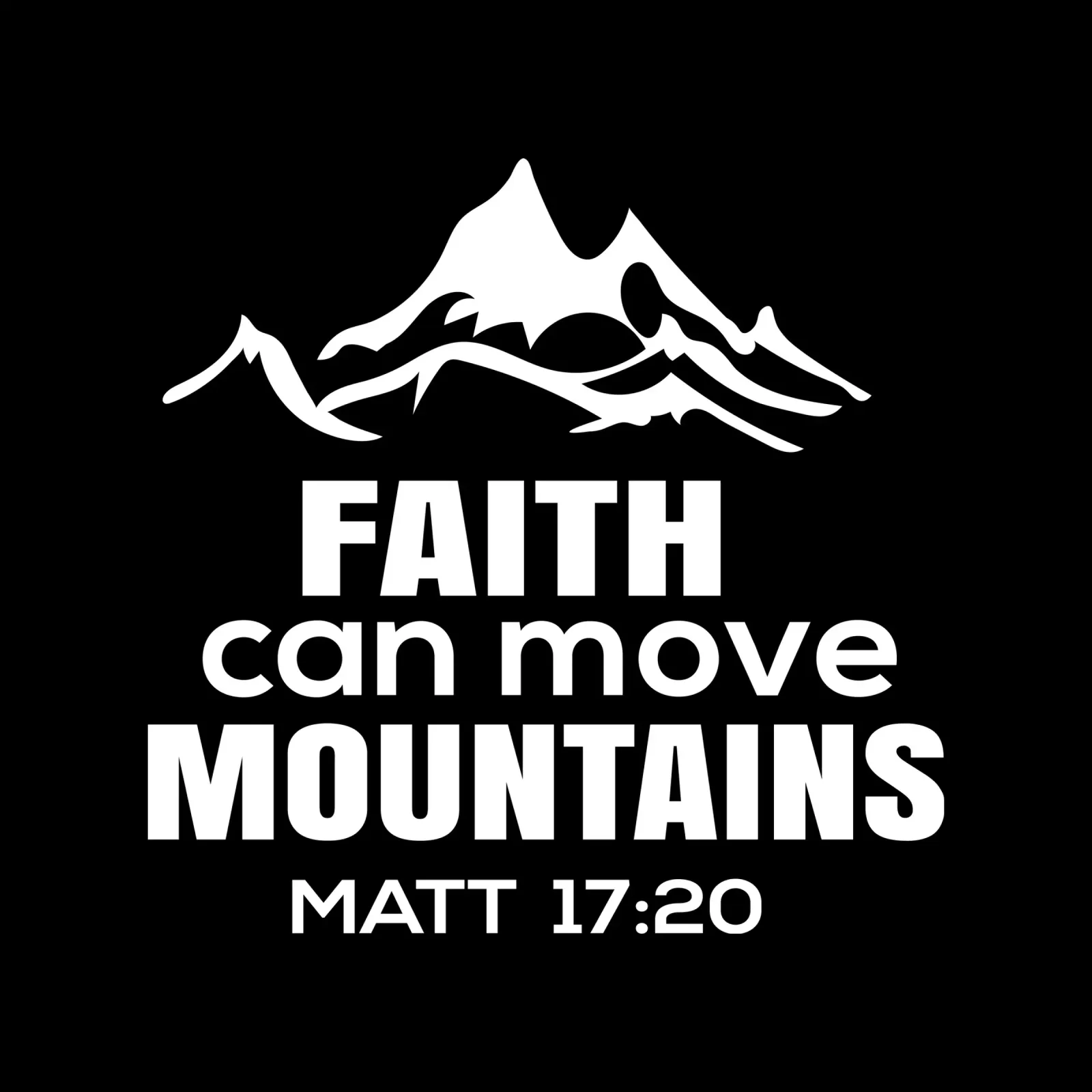 Faith can move mountains carta hahnemühle da happieeagle