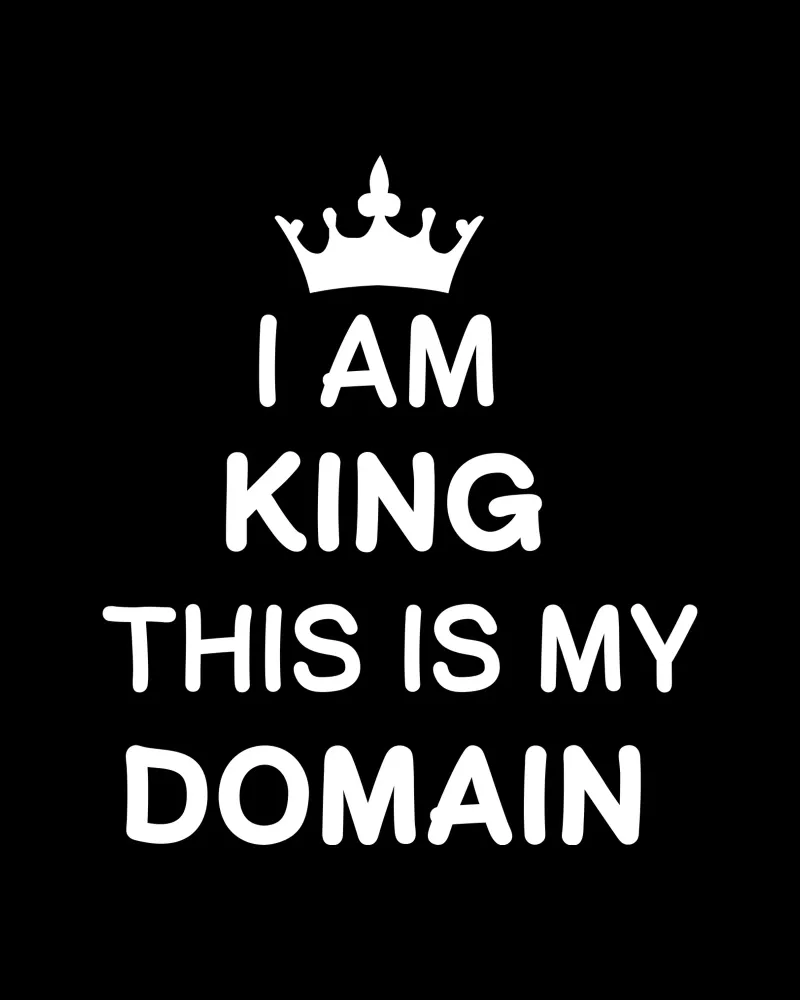 I am king. This is my domain pellicola backlit da happieeagle