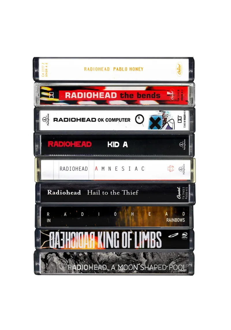 Radiohead - Album raccolti - Stampa su cassetta pellicola backlit da MrMustardPrints
