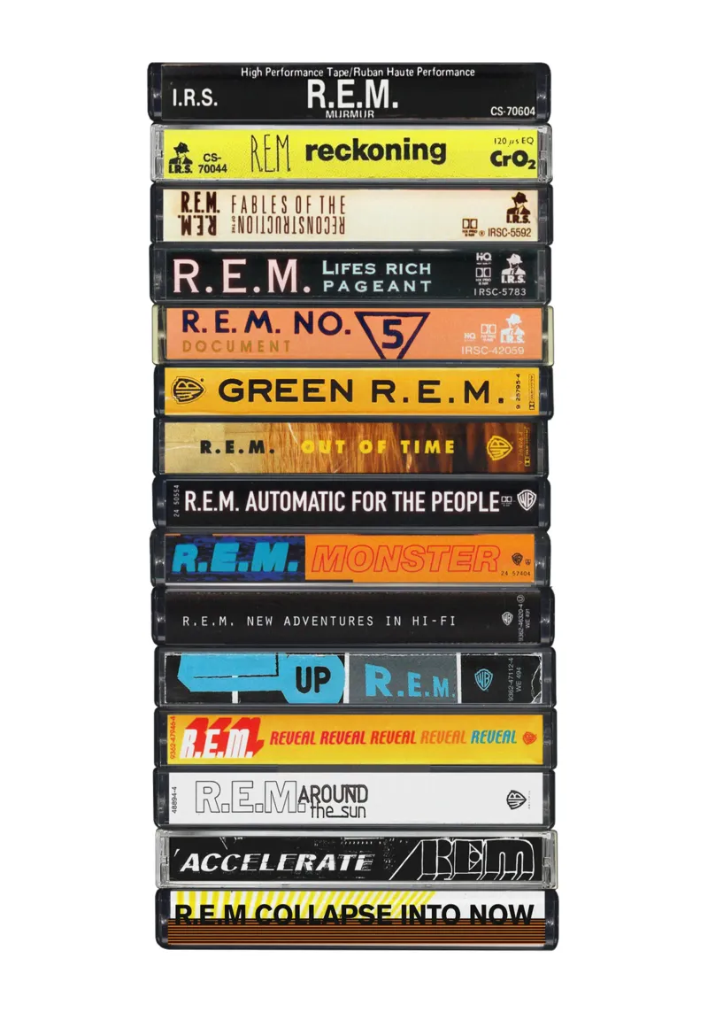 REM - Album raccolti - Stampa su cassetta pellicola backlit da MrMustardPrints