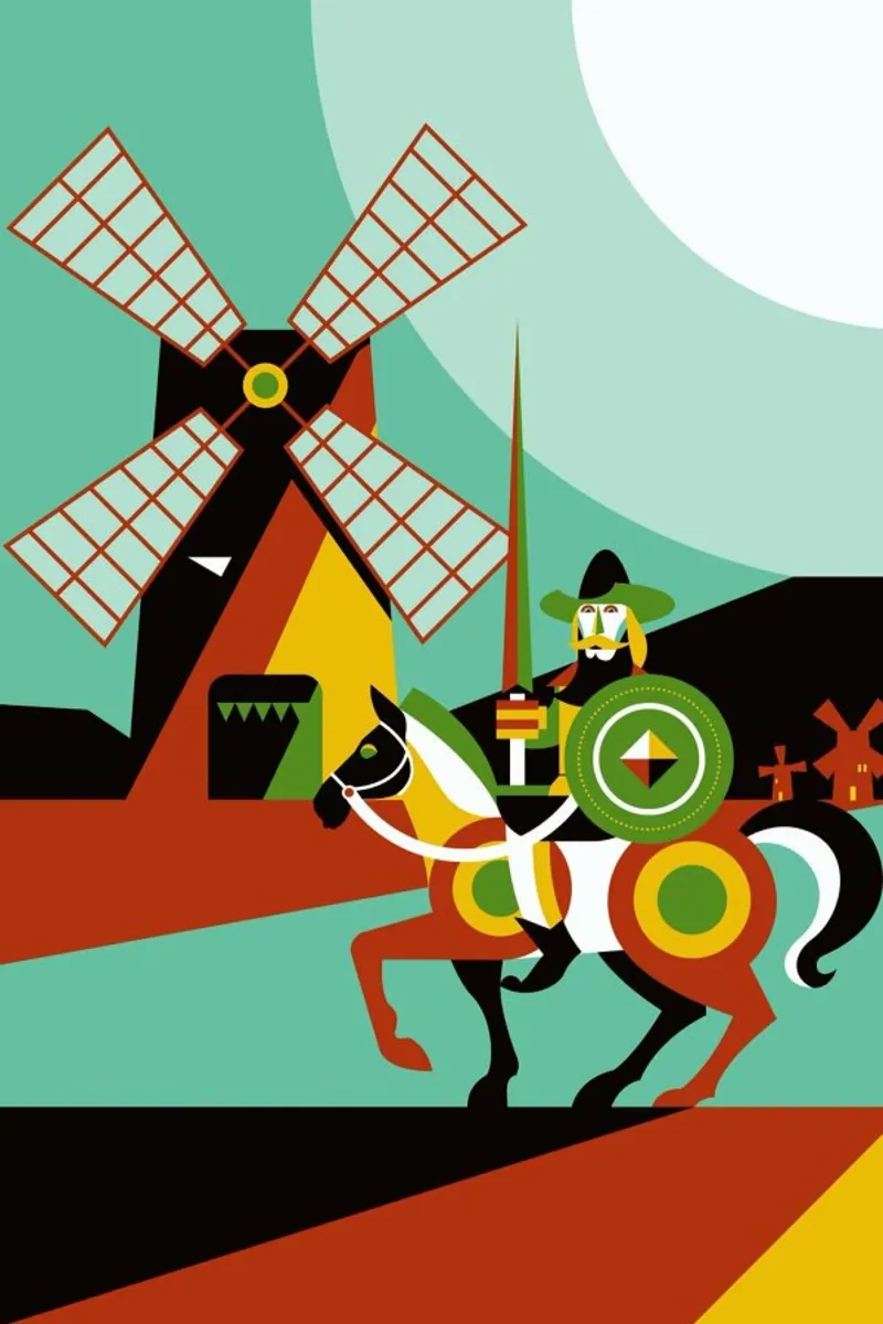 Don Quijote pellicola backlit da Oscar Odd Diodoro