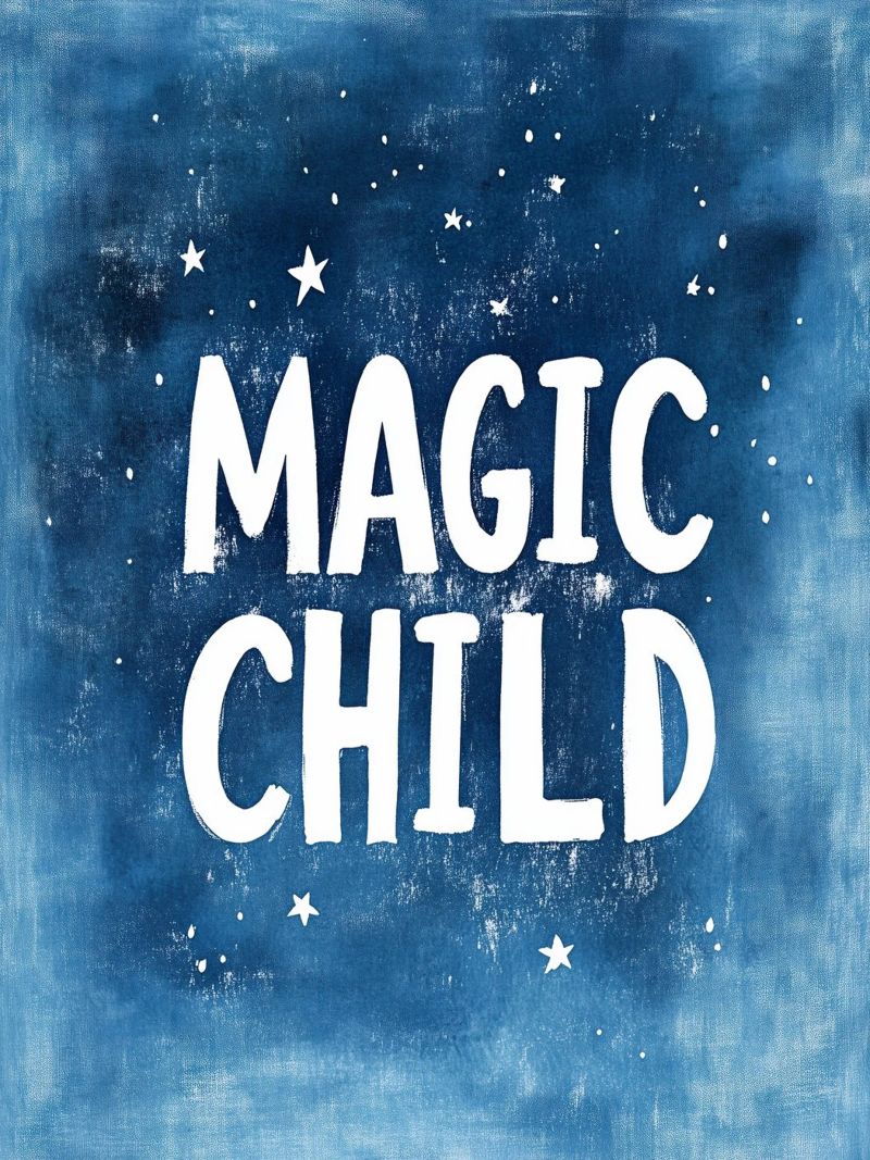 Magic Child (Blue) poster by treechild