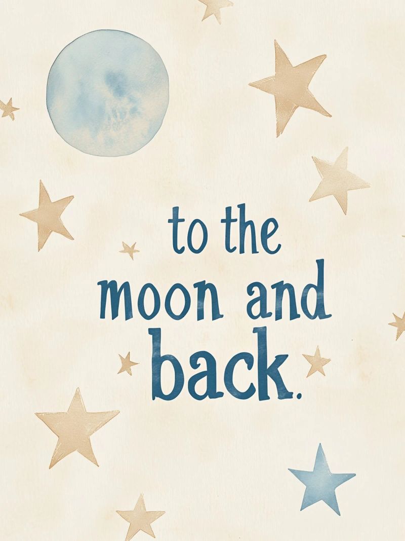 To The Moon And Back No 4 pellicola backlit da treechild