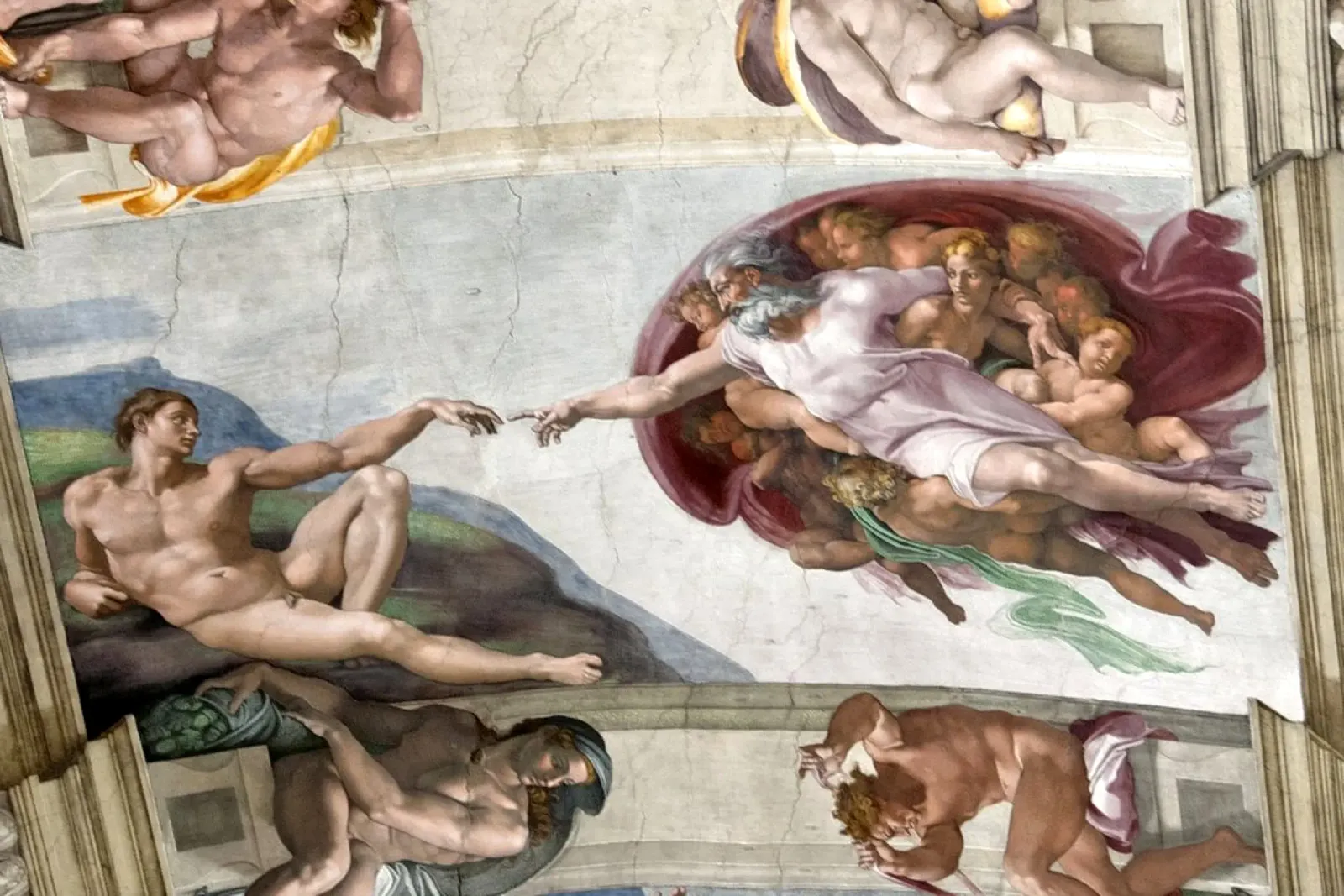 Musée du Vatican - La création d'Adam plexiglas de amini54