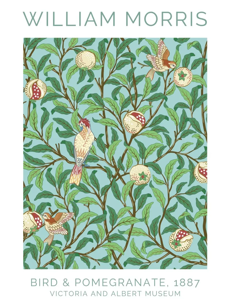 Stampa William Morris poster da Bella Studio