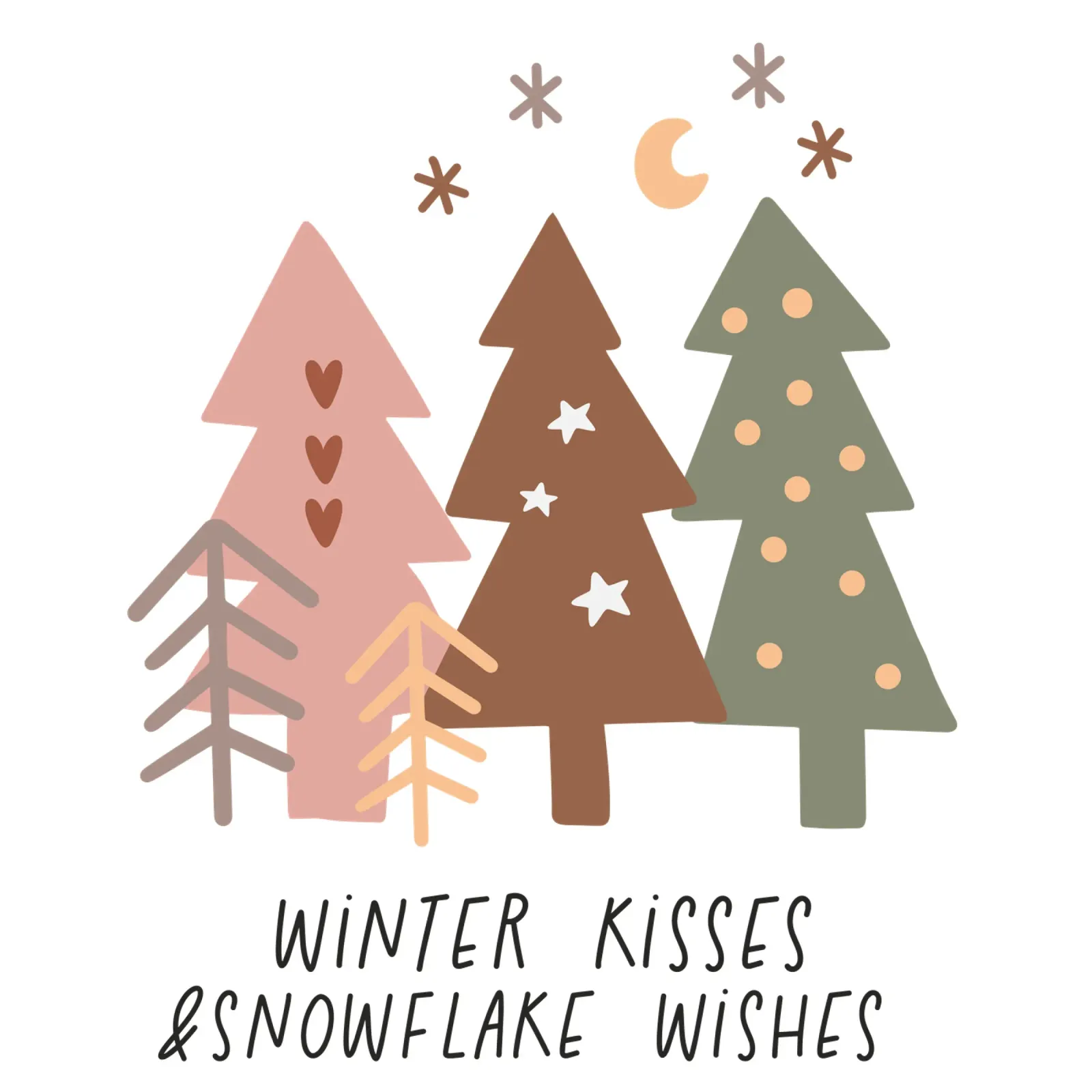 Winter Kisses & Snowflake Wishes pellicola backlit da LOVS DESIGN