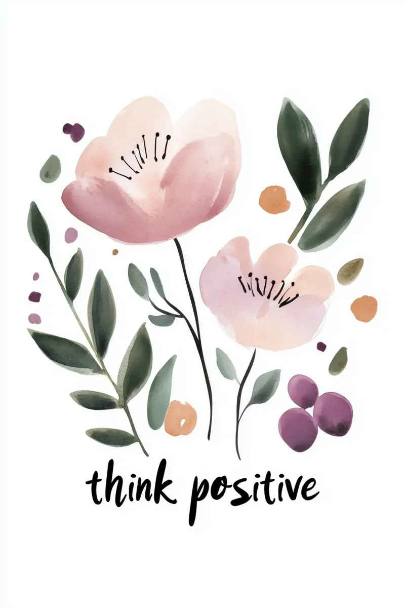 Think Positive No 3 pellicola backlit da treechild
