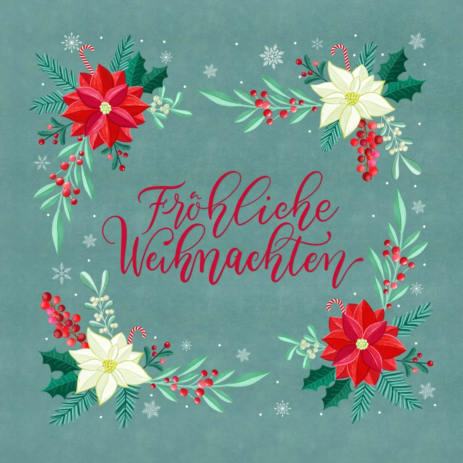 Joyeux Noël, étoiles d'hiver, branches de sapin, calligraphie hahnemühle de CalliLetters
